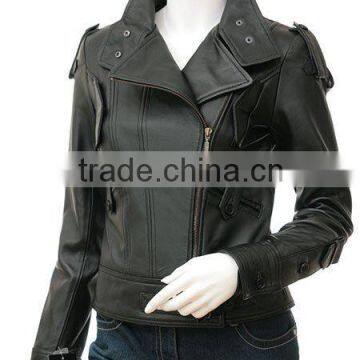 Ladies Leather Fashion Jacket