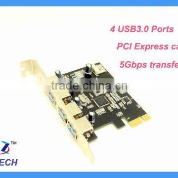 pci express card to 4-port usb3.0 converter card