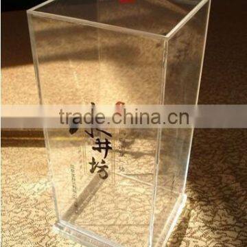 wholesale clear wine glass display box with logo