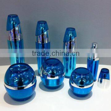 2014 new design whole set cosmetic jar and bottle acrylic cosmetic packaging