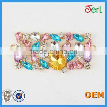 Fancy Ladies Sandals Decoration Rhinestone Shoe Buckles photo-6