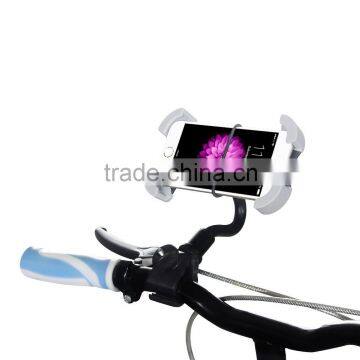 360 degree rotational ABS plastic flexible arm bike mount holder mobile phone stand 2015