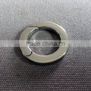 Hot selling vogue high quality stainless steel 36MM round carabiner clip in Europe