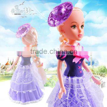China Manufacture Hot Selling Kids Clay Rapunzel Princess Dolls