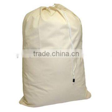 NEW Heavy Duty Natural Cotton Canvas drawstring laundry Bag