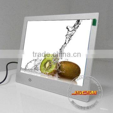 New products 3D 8inch motion sensor 1080p video player digital photo frame for advertising