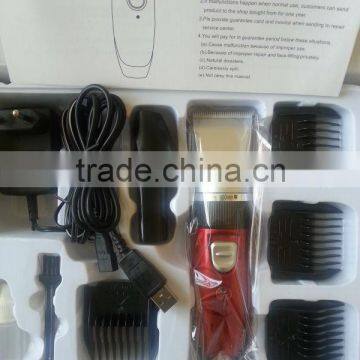 HIGH/TOP QUALITY CERAMIC BLADE RECHARGEABLE HAIR CLIPPER/HAIR TRIMMER