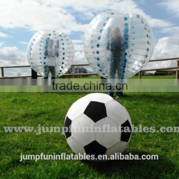 Inflatable soccer bubble TPU body zorb ball for adults