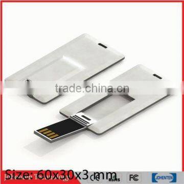 Hot Sell Credit Card Popular Usb Business Card Shape Usb Memory Stick 4gb With Logo Printing photo-3