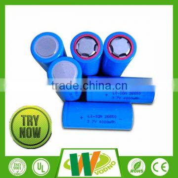 Best quality 3.7v rechargeable battery, 26650 battery