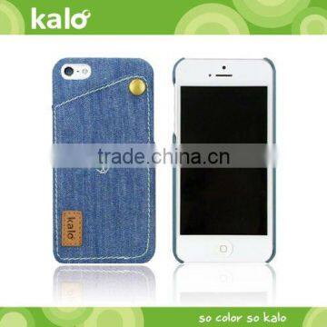 Denim Card Mobile phone Case for iPhone 5 Case