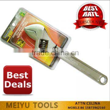 High Quality 10-inch 25 cm Monkey Adjustable Pipe Wrench Spanner Universal Wrench Set