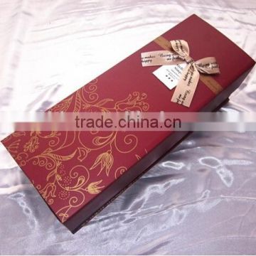 Wholesale paper wine box Stamping gift boxes Customize logo