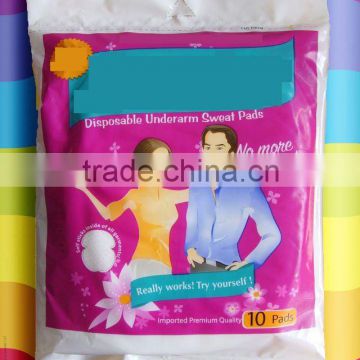 Disposable underarm pad/Flesh-colored underarm pad