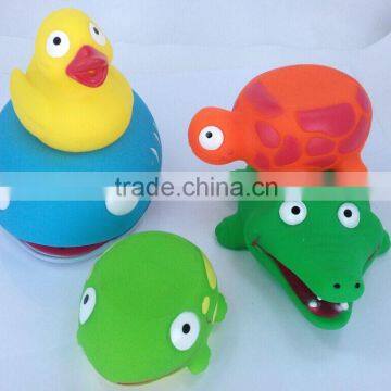 5pcs spuirt plastic toy