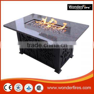 Outdoor Rectangle Gas Fire PIt System/fire bowl/Slate mosaic round mesa heating barbecue table fire pit