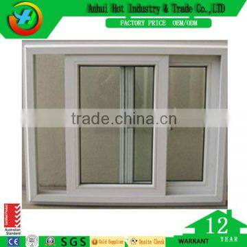 Ordinary House Use Series Window Sliding PVC Window Design Double Glazed PVC Sliding Window