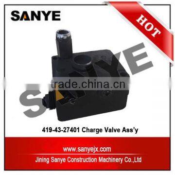 Genuine Loader Spare Parts 419-43-27401 Charge Valve Ass'y WA380-3 WA320-3 WA350-3 Brake Control Parts