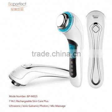 Drop shipping portable Ultrasonic galvanic facial gel for home use beauty device