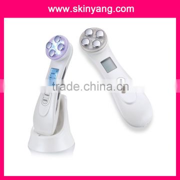 Anti-Redness NEW Rechargeable RF +LED+No-Needle Mesotherapy Device Multi-Function Beauty Equipment Eye Line Removal