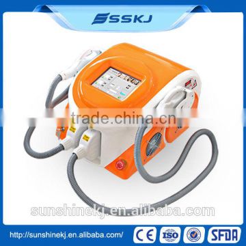 Salon use Portable 2 IN 1 SHR IPL hair removal machine