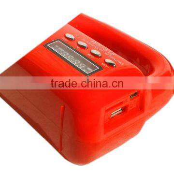 Kawachi Portable Mini Speaker Electric Torch Flashlight Speakers USB TF Card FM Radio Player photo-4