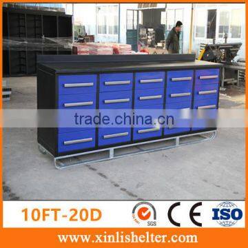 High Quality Waterproof 20 Drawer Steel Workbench