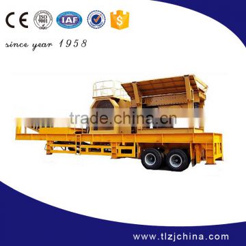 High performance mobile impact crusher plant with CE ISO certificaiton