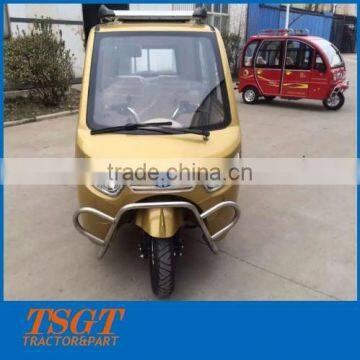 Electrical tricycle for passenger 3-4 people closed cabin