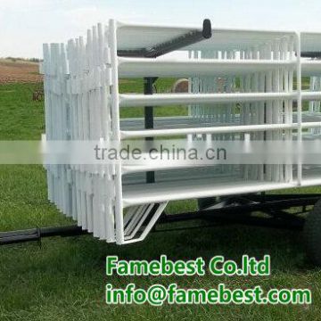 Australia galvanized livestcok panel trailer