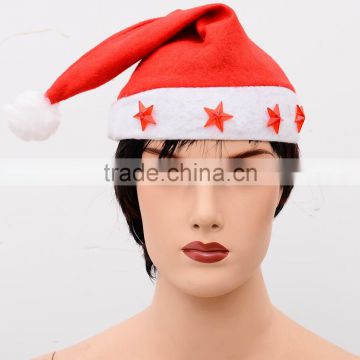 Electronic Musical Christmas Hat With LED Light