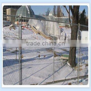 galvanized square fencing/temporary tube fence