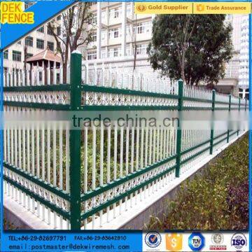 two-rail aluminum garden fence, aluminum picket fence, cast aluminum fence