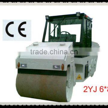 With CE small working mass double drum static road roller