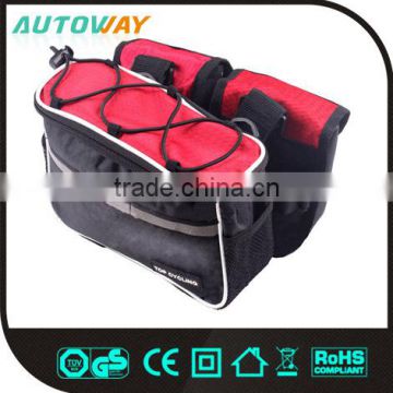 Fashion Waterproof leather bicycle saddle bag