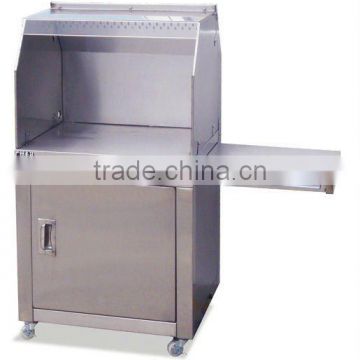 vertical table range hood