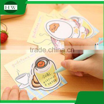 promotional wholesale office stationery mini portable cartoon egg sticky note