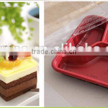 4-compartment Bento Lunch Box,Disposable Safe Plastic Food Container photo-5