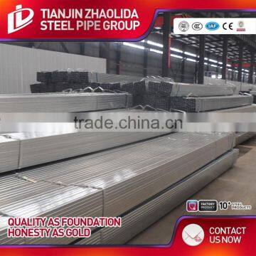 JIS G3446 Square Galvanized Square Pipe Price List From Tianjin Manufacture photo-4