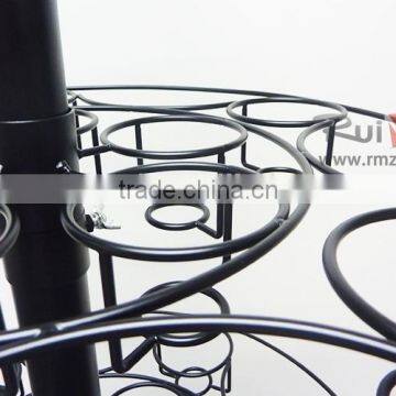 Revolving Black Iron Cup Hanging Rack photo-5