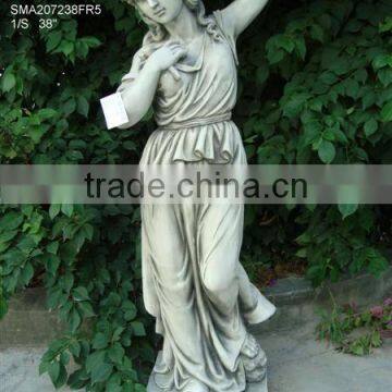Lovely Girl Statue With Resin Material photo-4