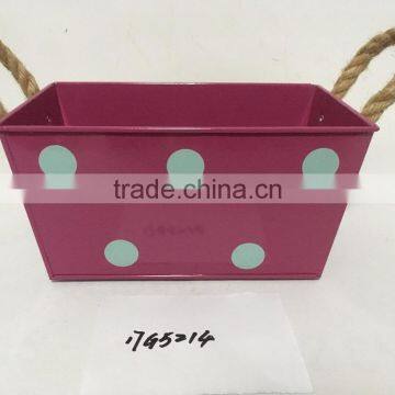 Wholesale Decorative Square Galvanized Metal Growing Flower Bean Cabbage Vegetable Planter photo-6