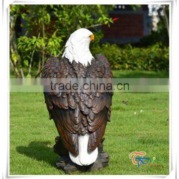 Hot Sale Fiberglass Decoration Eagle Garden Animal Statue for Sale photo-4