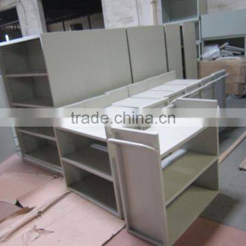 Metal Steel V-shape 2-layer Mobile Book Cart Book Carrier Conveyor photo-4