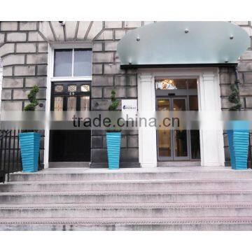 FO-366 Modern Style Rectangle Fiberglass Flower Pot photo-3