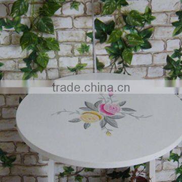 Modern Round Table With Folding Leg/coffee Table/ Leisure Table photo-2