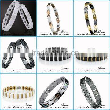 Fashion jewelry magnetic bio ceramic bracelet for woman