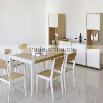 Modern Bamboo Dining Room Set With 4 Chair Price photo-2