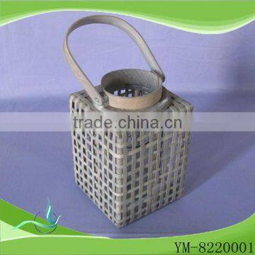 Europe Style Antique Handmade Natural Color Willow Lantern