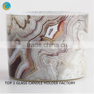 Wholesale Glass Pedestal Candle Holder With High Quality photo-5